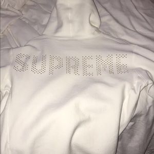 White Supreme Hoodie (AUTHENTIC)